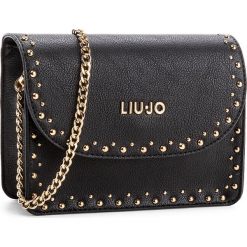 Torebka LIU JO - S Crossbodye Gioia A68088 E0033 Nero 22222. Czarne torebki do ręki damskie Liu Jo, ze skóry ekologicznej. Za 469.00 zł.