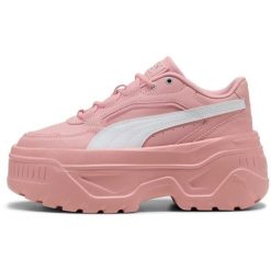Damskie Sneakers Puma Karmen X tra. Czerwone obuwie sportowe damskie Puma, bez wzorów, ze skóry ekologicznej, na fitness i siłownię. Za 490.00 zł.