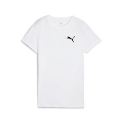 Puma Koszulka Ess 68237402. Białe koszulki sportowe damskie Puma, s, bez wzorów, bez kołnierzyka, bez ramiączek. Za 70.99 zł.