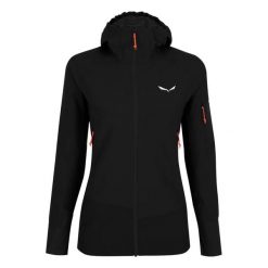 Kurtka durastretch damska Salewa Agner. Czarne kurtki damskie Salewa, s, bez wzorów, z materiału, bez kaptura. Za 685.00 zł.