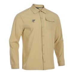 Koszula Joma Explorer Deva. Brązowe koszule męskie Joma, m, bez wzorów, z materiału, klasyczne, bez kołnierzyka, bez ramiączek. Za 220.50 zł.