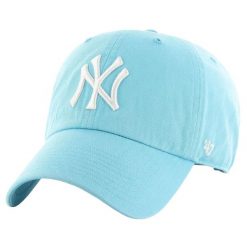 Czapka z daszkiem męska 47 New York Yankees Clean Up Cap. Czarne czapki i kapelusze męskie 47 Brand, bez wzorów, z bawełny, sportowe. Za 109.99 zł.