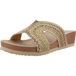 Sandały GIOSEPPO 74474G Beżowy. Brązowe sandały damskie Gioseppo, bez wzorów, z syntetyku, bez obcasa, bez zapięcia. Za 179.99 zł.