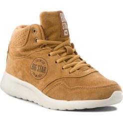 Sneakersy BIG STAR - BB274633 Camel. Brązowe półbuty damskie Big Star, bez wzorów, z futra, retro, bez obcasa, na płaskiej podeszwie, bez zapięcia. W wyprzedaży za 149.00 zł.