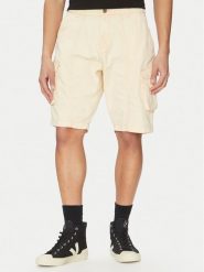 Alpha Industries Szorty jeansowe Canvas Acid 156259 Biały Regular Fit. Białe szorty męskie Alpha Industries, m, bez wzorów, z bawełny. Za 199.99 zł.