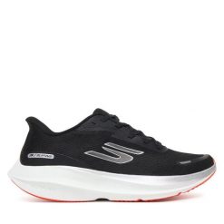 Buty do biegania Skechers. Czarne buty sportowe męskie Skechers, bez zapięcia, do biegania. Za 474.99 zł.