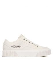 Marc Jacobs Trampki 2S4FSN023F14 Biały. Białe trampki i tenisówki damskie Marc Jacobs, bez wzorów, z materiału, bez zapięcia. Za 799.99 zł.