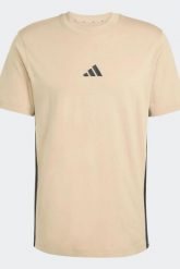 Koszulka adidas męska brązowa. Brązowe koszulki sportowe męskie Adidas, m, bez wzorów, z materiału, bez kołnierzyka, bez ramiączek. Za 143.60 zł.