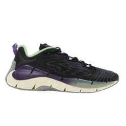 Buty do biegania damskie Reebok Zig Kinetica II. Czarne obuwie sportowe damskie Reebok, bez wzorów, z materiału, do biegania. Za 451.00 zł.