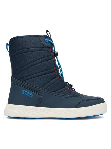 Reima Kozaki Hankinen 5400031A Granatowy. Niebieskie buty zimowe chłopięce Reima, bez wzorów, z materiału, bez zapięcia. Za 449.99 zł.