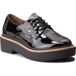 Oxfordy EMPORIO ARMANI - X3C139 XD156 00002 Black. Czarne półbuty damskie Emporio Armani, ze skóry ekologicznej, eleganckie. Za 829.00 zł.