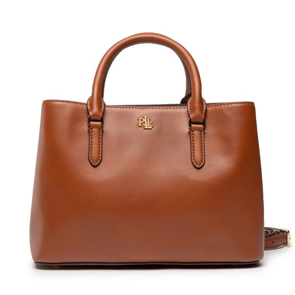 Torebka LAUREN RALPH LAUREN. Brązowe torebki do ręki damskie Lauren Ralph Lauren, bez wzorów, klasyczne, bez dodatków. Za 1,299.00 zł.