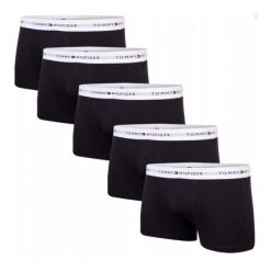 Bokserki męskie Tommy Hilfiger Men's 5 pack Trunk - UM0UM02767-OSJ. Czarne bokserki męskie Tommy Hilfiger, m, bez wzorów. Za 277.15 zł.