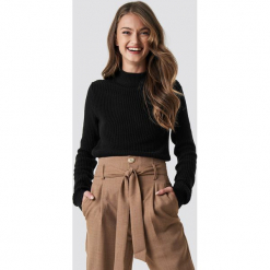 NA-KD Sweter z długim rękawem - Black. Czarne swetry damskie NA-KD, z dzianiny. Za 161.95 zł.