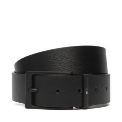 Pasek Męski Tommy Hilfiger. Czarne paski damskie Tommy Hilfiger, bez wzorów. Za 249.99 zł.