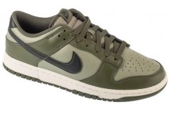 Buty sportowe Sneakersy unisex, Dunk Low Retro. Zielone obuwie sportowe damskie Nike, bez wzorów, z materiału, trekkingowe. Za 499.99 zł.