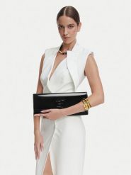 Elisabetta Franchi Torebka BS-29A-67E2-V220 Czarny. Czarne kopertówki damskie Elisabetta Franchi, bez wzorów, ze skóry, bez dodatków. Za 939.99 zł.