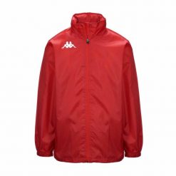 Windbreaker Kappa Wister. Czerwone kurtki męskie Kappa, m, bez wzorów, sportowe, bez kaptura. Za 133.95 zł.