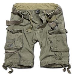 Szorty bushcraft męskie Brandit M65 Savage z Paskiem Vintage Olive. Zielone szorty męskie Brandit, na lato, m, bez wzorów, vintage. Za 284.50 zł.