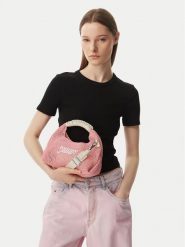 Tommy Jeans Torebka Tjw Summer Crochet Crossover AW0AW18779 Różowy jasny. Czerwone torebki do ręki damskie Tommy Jeans, bez wzorów, z jeansu, bez dodatków. Za 409.99 zł.