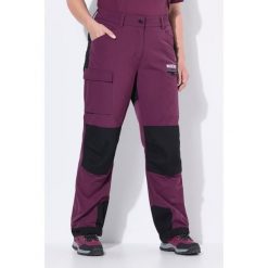 Damskie Hybrydowe spodnie trekkingowe HYPRAR odblaski pasek na rzep. Czerwone spodnie sportowe damskie Ulla Popken, plus size, bez wzorów, z bawełny. Za 480.99 zł.