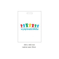 Torba z nadrukiem 30x40 cm (100 sztuk) + EKSPRESOWA DOSTAWA W 24H. Szare torby i plecaki dziecięce Wyspa Szkrabów. Za 40.91 zł.