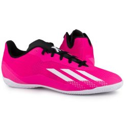Buty męskie do piłki noznej Adidas X SPEEDPORTAL.4 IN. Białe buty sportowe męskie Adidas, bez zapięcia, do piłki nożnej. Za 255.30 zł.