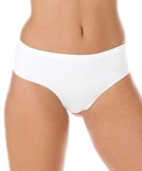 Stringi Brubeck COMFORT COOL. Brązowe stringi damskie Brubeck, m, bez wzorów, z dzianiny. Za 25.99 zł.