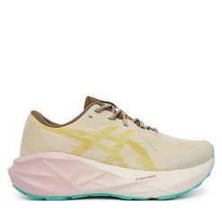 Buty do biegania Asics. Szare obuwie sportowe damskie Asics, bez wzorów, do biegania. Za 679.99 zł.