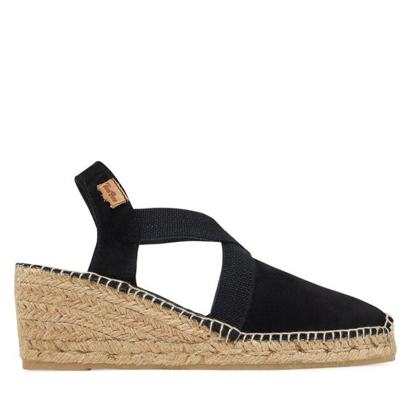 Espadryle Toni Pons. Czarne sandały damskie Toni Pons, bez wzorów, bez obcasa, bez zapięcia. Za 359.99 zł.