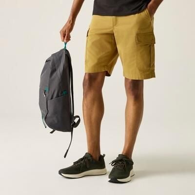Męskie szorty Ruwan. Żółte krótkie spodenki sportowe męskie Regatta, m, bez wzorów, z bawełny, eleganckie. Za 119.99 zł.