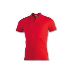Koszulka polo do tenisa męska Joma Bali II. Czerwone koszulki sportowe męskie Joma, m, bez wzorów, z bawełny, bez kołnierzyka, bez ramiączek, do piłki nożnej. Za 247.00 zł.
