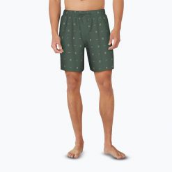 Szorty kąpielowe męskie Nike Luxe Letter 7" Volley. Niebieskie kąpielówki męskie Nike, m, bez wzorów, do pływania. Za 219.99 zł.