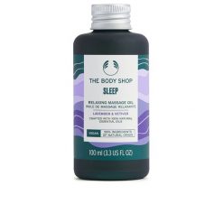The Body Shop Olejek do masażu SLEEP Lawenda i wetiwer Oleje do masażu i olejki eteryczne 100 ml. Body niemowlęce The Body Shop, bez wzorów, bez ramiączek. Za 117.99 zł.