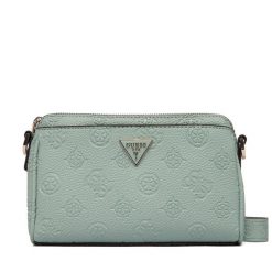 Torebka Guess. Niebieskie torebki do ręki damskie Guess, z aplikacjami, bez dodatków. Za 549.99 zł.