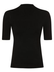 Comma koszulka z dzianiny Kobiety czarny, 46. Czarne t-shirty damskie comma, bez wzorów, z dzianiny, eleganckie, bez kołnierzyka. Za 299.95 zł.