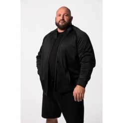 Męska Kurtka funkcyjna Iron Anvil FLEXNAMIC® fitness x DK stójka. Czarne bluzy męskie JAY-PI, m, bez wzorów, z elastanu, bez kaptura. Za 233.99 zł.