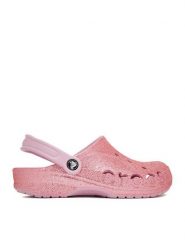 Crocs Klapki C-BAYA GLITTER CLOG 205925-6GD Różowy. Czerwone klapki damskie Crocs, bez wzorów, z tworzywa sztucznego, bez obcasa. Za 149.99 zł.