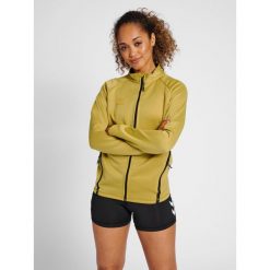 Bluza do piłki ręcznej damska Hummel Cima XK zapinana na zamek. Brązowe bluzy damskie Hummel, xl, bez wzorów, z dresówki, bez kaptura. W wyprzedaży za 252.60 zł.