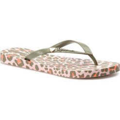 Japonki IPANEMA - 82594 Beige/Green 20737. Zielone klapki damskie Ipanema, bez wzorów, z tworzywa sztucznego, bez obcasa. W wyprzedaży za 69.00 zł.