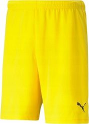 Puma Spodenki męskie Puma teamRISE Short Cyber żółte 704942 07 S. Żółte krótkie spodenki sportowe męskie Puma, m, bez wzorów. Za 67.92 zł.