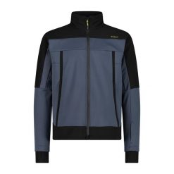 Kurtka męska rowerowa CMP 34A1857. Szare kurtki męskie CMP, l, bez wzorów, z softshellu, trekkingowe. Za 409.99 zł.