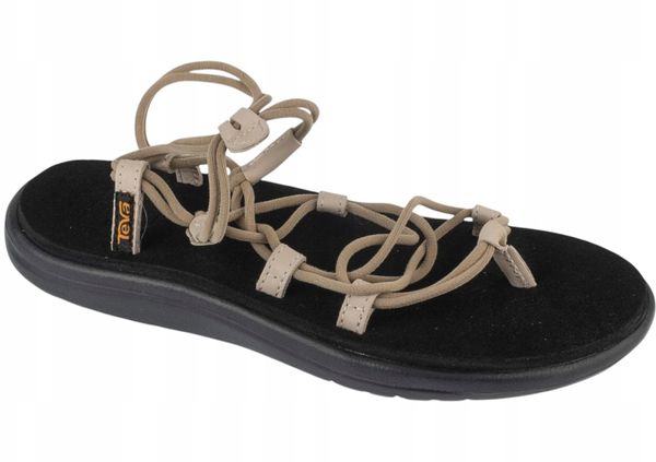 Teva Teva W Voya Infinity Sandals 1019622-SSMBR Beżowe 36. Brązowe sandały damskie Teva, bez wzorów, bez obcasa, bez zapięcia. Za 175.52 zł.