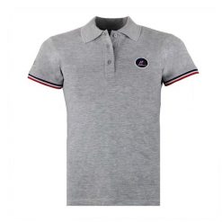 Damska koszulka polo Peak Mountain Abeca. Szare koszulki sportowe damskie Peak Mountain, bez wzorów, bez kołnierzyka, bez ramiączek. W wyprzedaży za 144.00 zł.