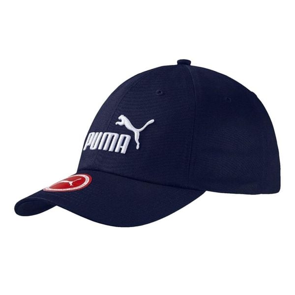 Czapka Z Daszkiem Dla Dorosłych Unisex Essential Big Cat. Niebieskie czapki i kapelusze damskie Puma, bez wzorów. Za 96.99 zł.