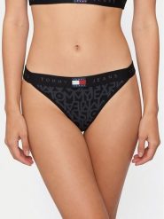 Tommy Hilfiger Dół od bikini UW0UW06587 Czarny. Czarne bikini damskie Tommy Hilfiger, s, bez wzorów. Za 189.99 zł.