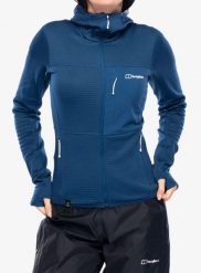 Bluza damska rozpinana Berghaus Ridge-Hiker Hoody. Zielone bluzy damskie Berghaus, s, bez wzorów, z materiału, z kapturem. Za 560.99 zł.