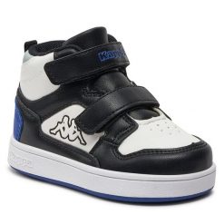 Sneakersy Kappa. Białe trampki i tenisówki chłopięce Kappa, bez wzorów, bez zapięcia. Za 79.99 zł.