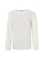 More & More koszulka typu bluzka Kobiety wiskoza biały, 44. Białe bluzki damskie More & More, bez wzorów, z wiskozy, bez kołnierzyka, bez ramiączek. Za 279.95 zł.
