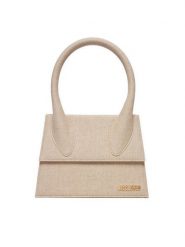 JACQUEMUS Torebka Le Grand Chiquioto 213BA003 Beżowy. Brązowe torebki do ręki damskie JACQUEMUS, bez wzorów, ze lnu, bez dodatków. Za 3,699.00 zł.